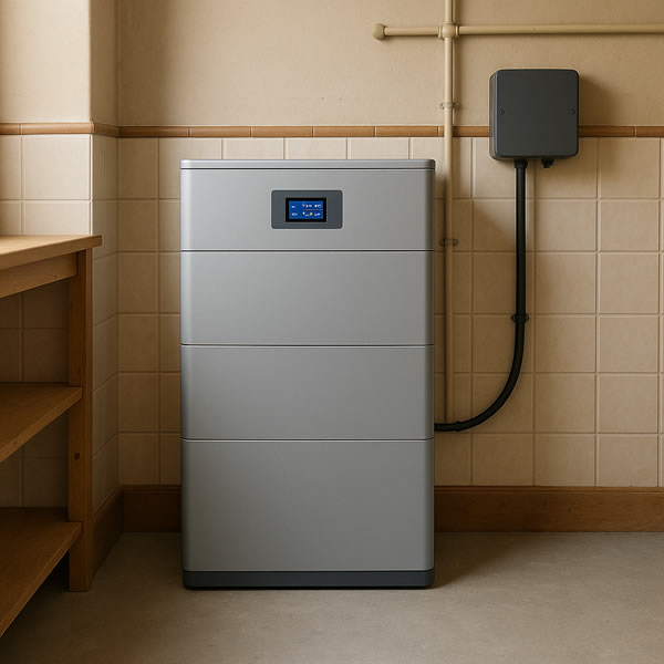 Home battery cabinet illustrating capacity planning